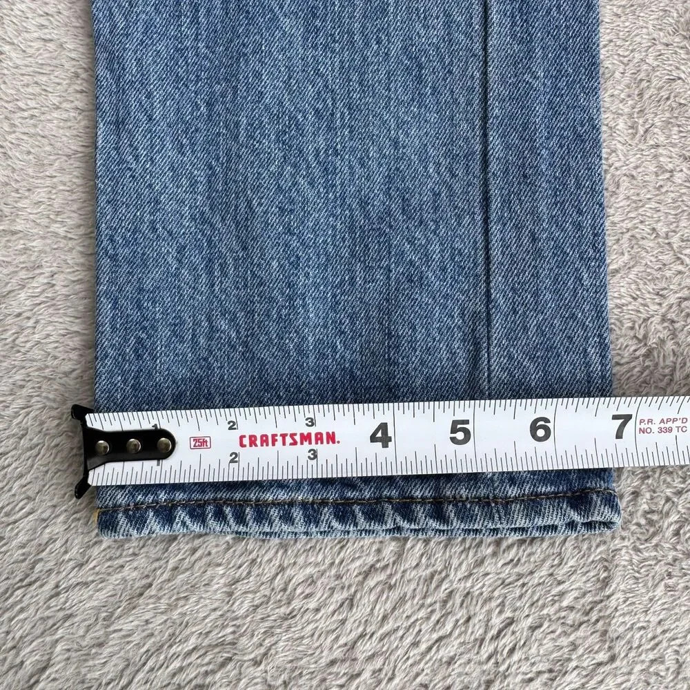 Levi's 501 Original Jeans Men 30x30 Blue Denim 5-Pocket Medium Wash Straight Leg